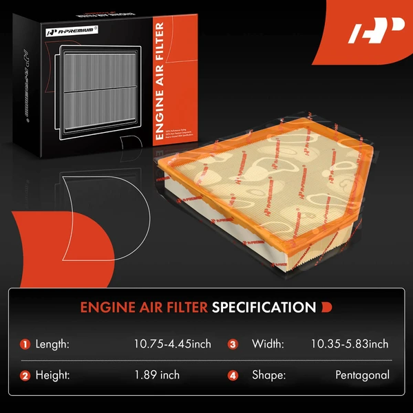 2 Pcs Engine Air Filter for BMW 330e 340i 2016-2018 330i GT xDrive 2017-2019