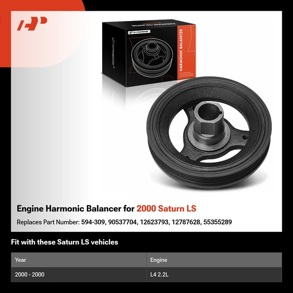 Engine Harmonic Balancer for 2000 Saturn LS