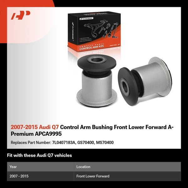 2007-2015 Audi Q7 Control Arm Bushing Front Lower Forward A-Premium APCA9995