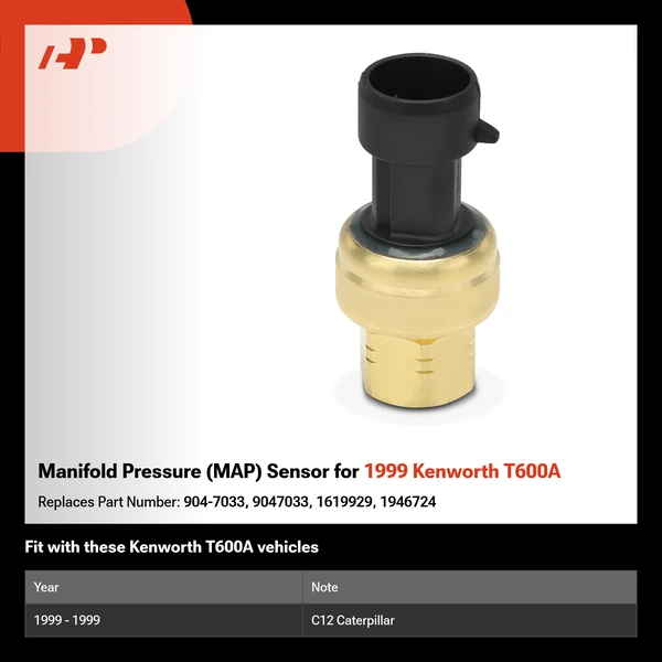 Manifold Pressure (MAP) Sensor for 1999 Kenworth T600A