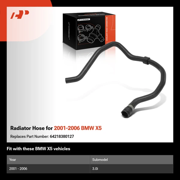 Radiator Hose for 2001-2006 BMW X5
