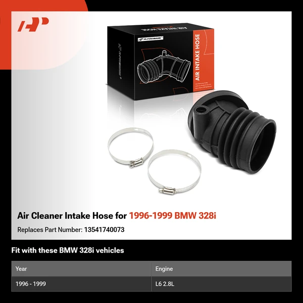 Air Cleaner Intake Hose for 1996-1999 BMW 328i