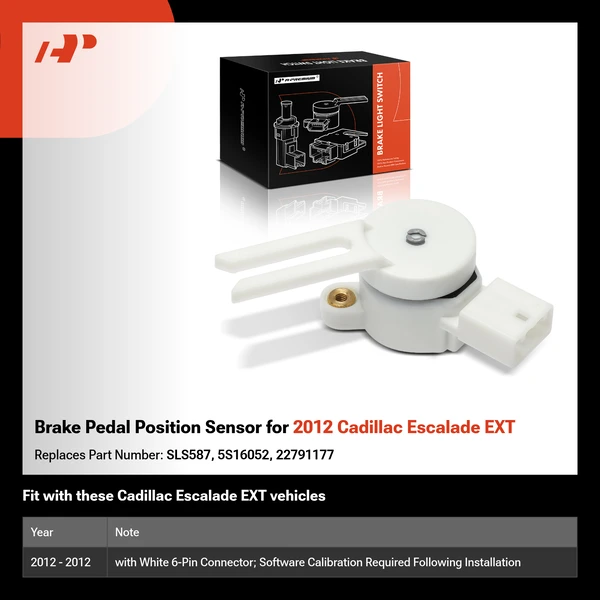 Brake Pedal Position Sensor for 2012 Cadillac Escalade EXT