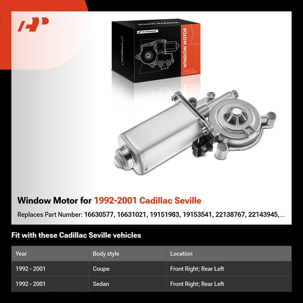 Window Motor for 1992-2001 Cadillac Seville