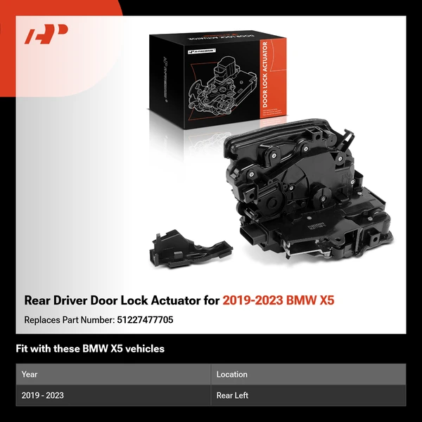 Rear Driver Door Lock Actuator for 2019-2023 BMW X5