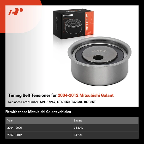 Timing Belt Tensioner for 2004-2012 Mitsubishi Galant
