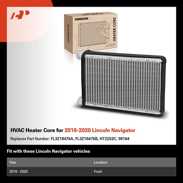 HVAC Heater Core for 2018-2020 Lincoln Navigator