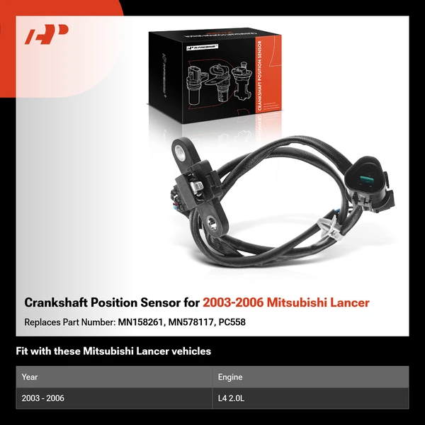 Crankshaft Position Sensor for 2003-2006 Mitsubishi Lancer