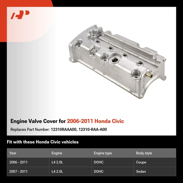 Engine Valve Cover for 2006-2011 Honda Civic