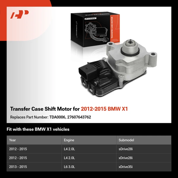 Transfer Case Shift Motor for 2012-2015 BMW X1
