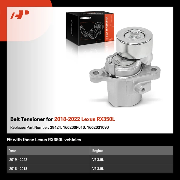 Belt Tensioner for 2018-2022 Lexus RX350L