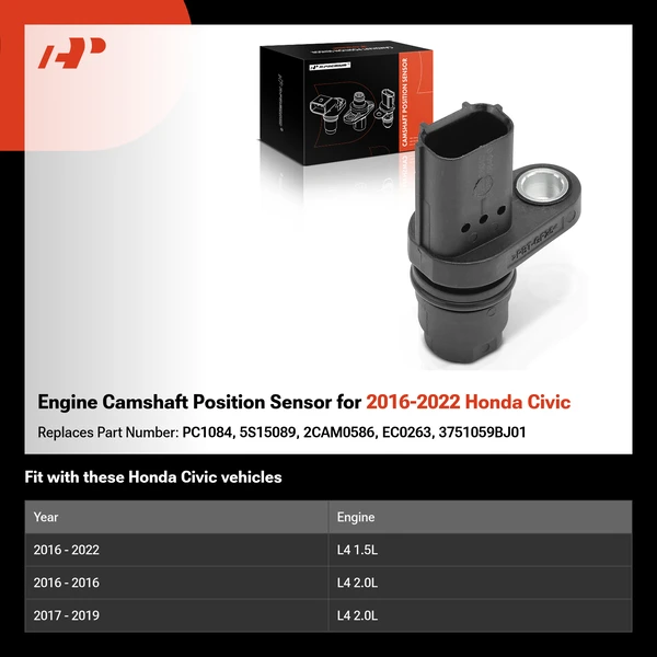 Engine Camshaft Position Sensor for 2016-2022 Honda Civic