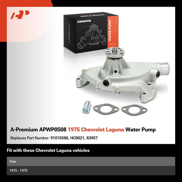 A-Premium APWP0508 1975 Chevrolet Laguna Water Pump