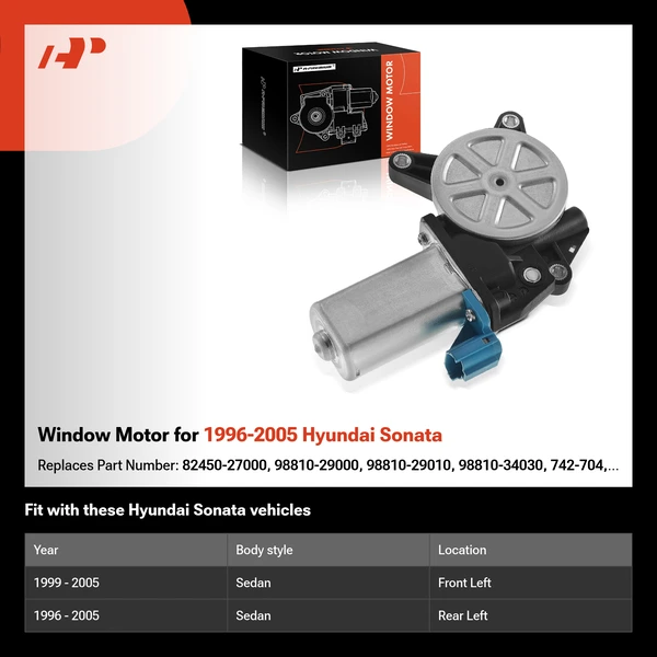 Window Motor for 1996-2005 Hyundai Sonata