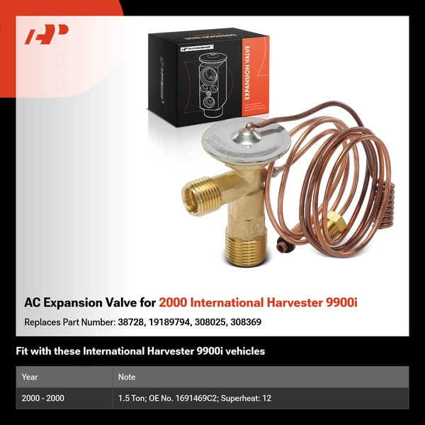 AC Expansion Valve for 2000 International Harvester 9900i