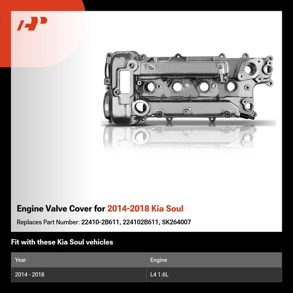 Engine Valve Cover for 2014-2018 Kia Soul