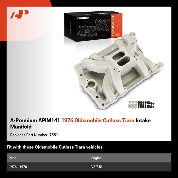 A-Premium APIM141 1976 Oldsmobile Cutlass Tiara Intake Manifold