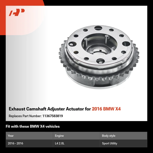 Exhaust Camshaft Adjuster Actuator for 2016 BMW X4