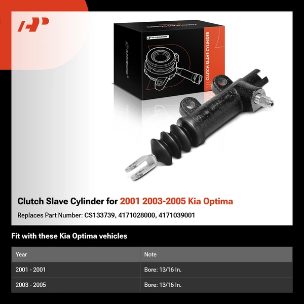 Clutch Slave Cylinder for 2001 2003-2005 Kia Optima