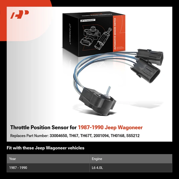 Throttle Position Sensor for 1987-1990 Jeep Wagoneer