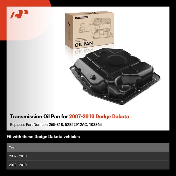 Transmission Oil Pan for 2007-2010 Dodge Dakota