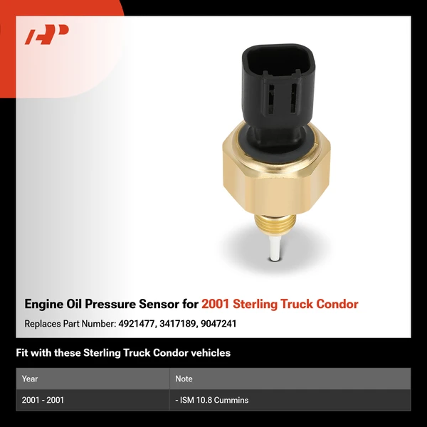 Engine Oil Pressure Sensor for 2001 Sterling Truck Condor