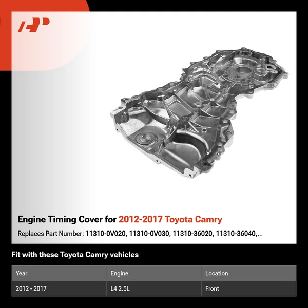 Engine Timing Cover for 2012-2017 Toyota Camry
