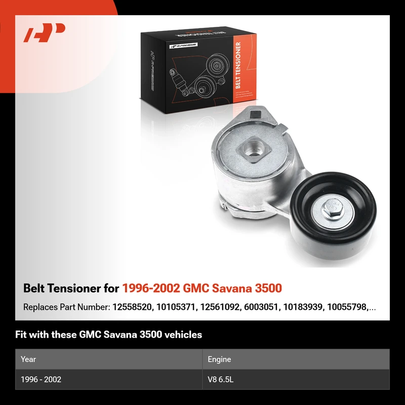 Belt Tensioner for 1996-2002 GMC Savana 3500