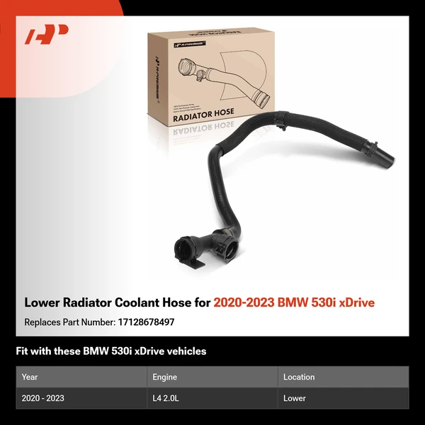 Lower Radiator Coolant Hose for 2020-2023 BMW 530i xDrive