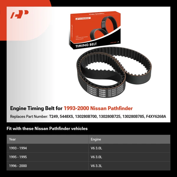 Engine Timing Belt for 1993-2000 Nissan Pathfinder