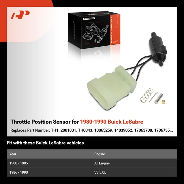 Throttle Position Sensor for 1980-1990 Buick LeSabre