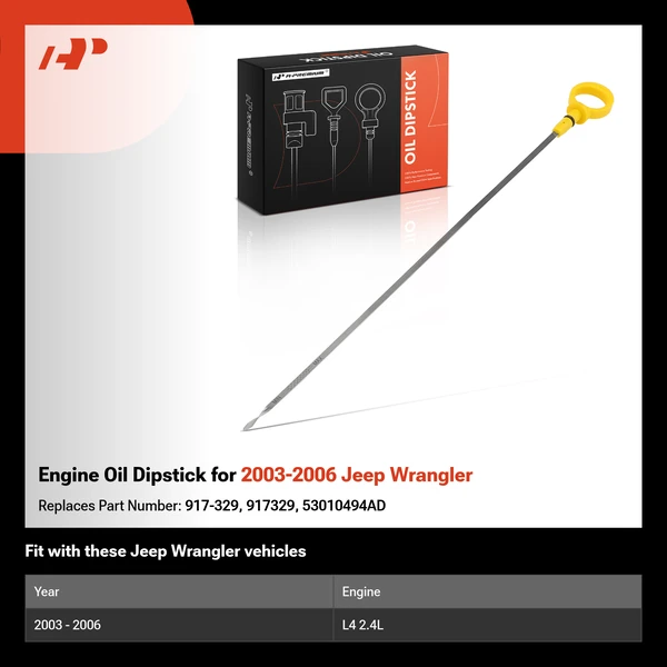Engine Oil Dipstick for 2003-2006 Jeep Wrangler