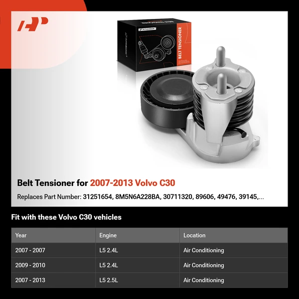 Belt Tensioner for 2007-2013 Volvo C30