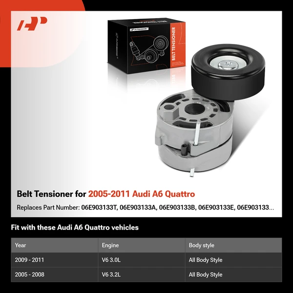 Belt Tensioner for 2005-2011 Audi A6 Quattro