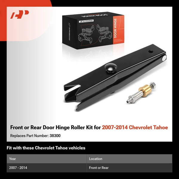 Front or Rear Door Hinge Roller Kit for 2007-2014 Chevrolet Tahoe