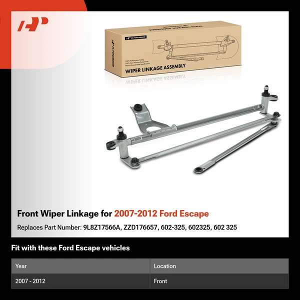 Front Wiper Linkage for 2007-2012 Ford Escape