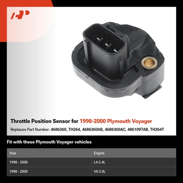 Throttle Position Sensor for 1998-2000 Plymouth Voyager