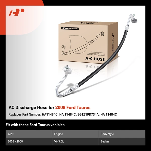 AC Discharge Hose for 2008 Ford Taurus
