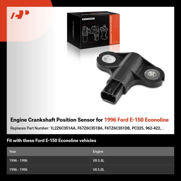 Engine Crankshaft Position Sensor for 1996 Ford E-150 Econoline