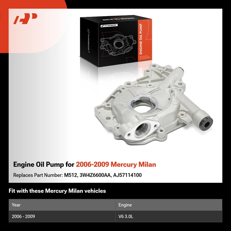 Engine Oil Pump for 2006-2009 Mercury Milan