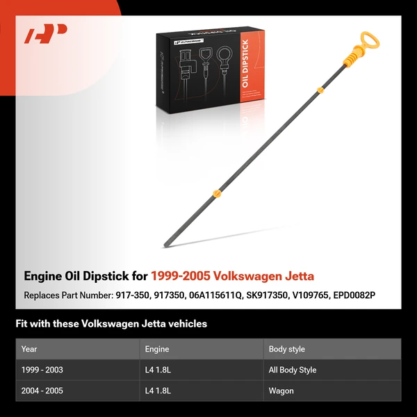 Engine Oil Dipstick for 1999-2005 Volkswagen Jetta