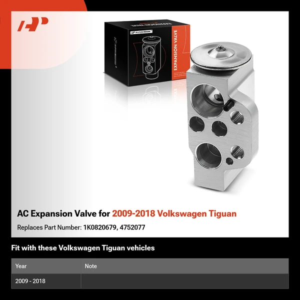AC Expansion Valve for 2009-2018 Volkswagen Tiguan