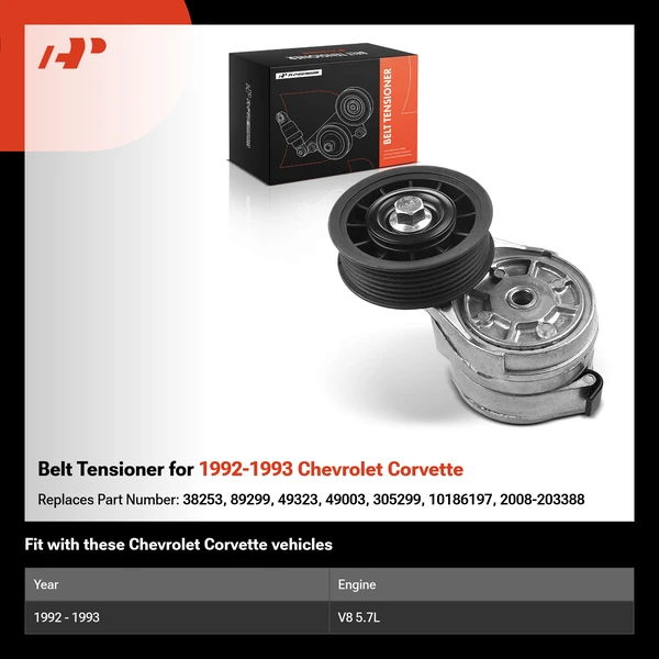 Belt Tensioner for 1992-1993 Chevrolet Corvette