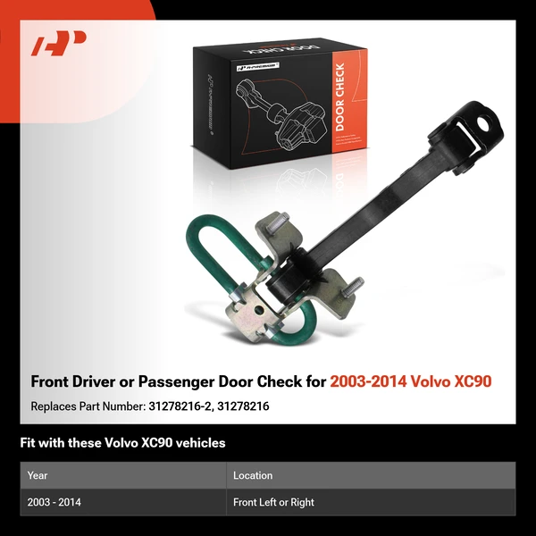 Front Driver or Passenger Door Check for 2003-2014 Volvo XC90