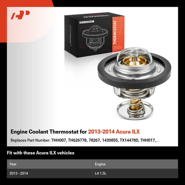 Engine Coolant Thermostat for 2013-2014 Acura ILX