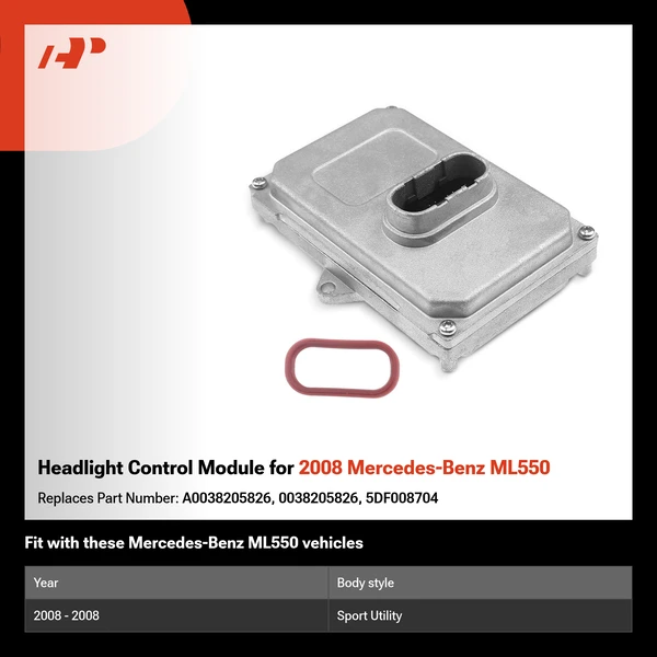 Headlight Control Module for 2008 Mercedes-Benz ML550