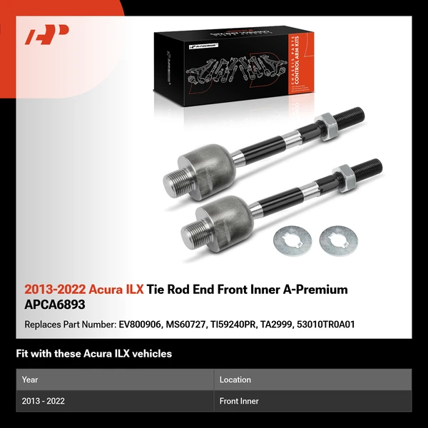 2013-2022 Acura ILX Tie Rod End Front Inner A-Premium APCA6893