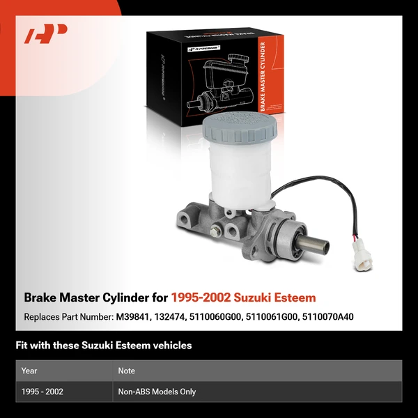 Brake Master Cylinder for 1995-2002 Suzuki Esteem