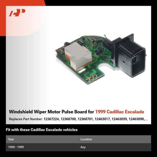 Windshield Wiper Motor Pulse Board for 1999 Cadillac Escalade