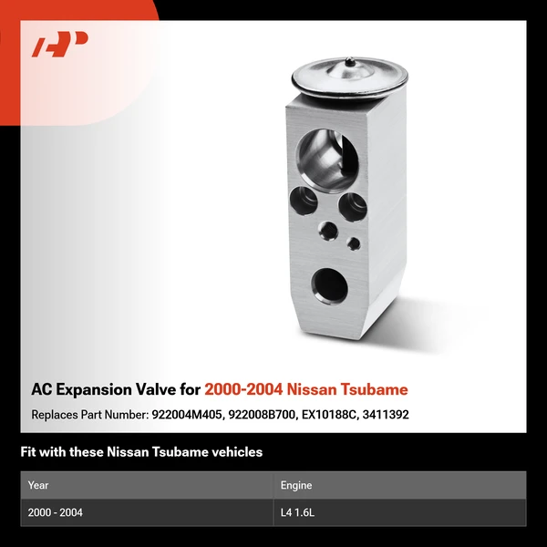 AC Expansion Valve for 2000-2004 Nissan Tsubame